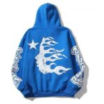 Shop premium quality Blue Hellstar Hoodie color at sale price. Get up to 20% off from HellStar Clothing website in UK. Fast shipping.