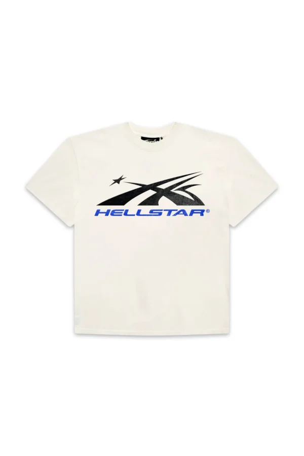 Hellstar Blue Sports Core Logo Gel T-Shirt