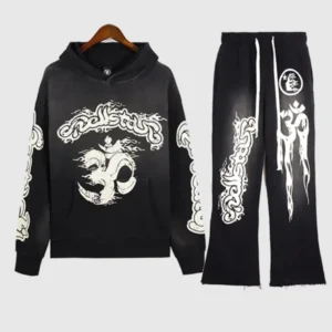 Hellstar Studios Records Yoga Tracksuit Black