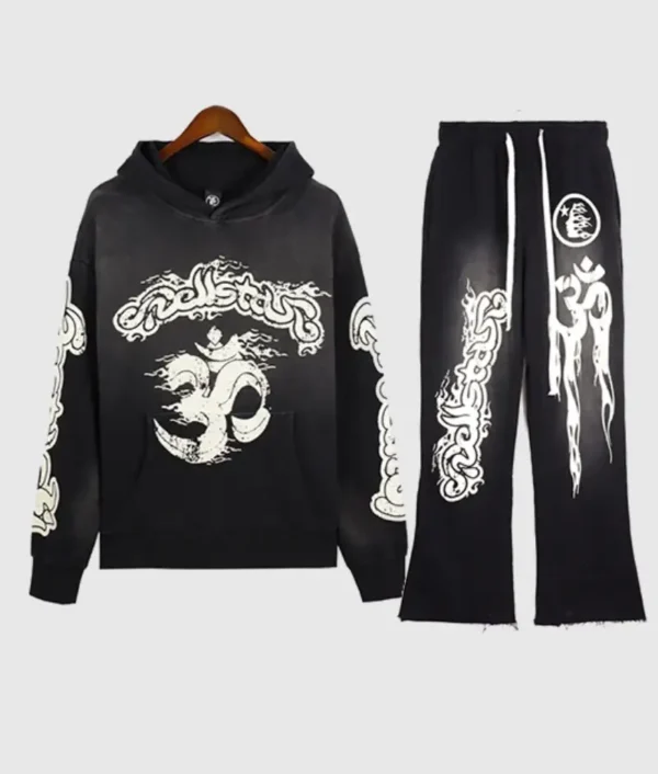 Hellstar Studios Records Yoga Tracksuit Black