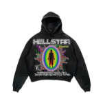 Black Hellstar Stay in Peace Hoodie